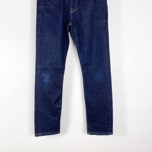 FRAME Dark Denim L'Homme Slim Straight Leg Jeans Men Size 30. - Picture 2 of 10